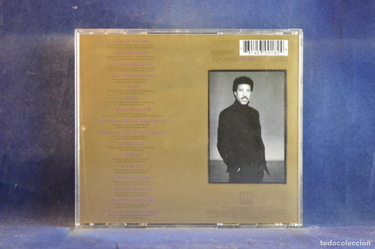 CDs de m&uacute;sica: LIONEL RICHIE - BACK TO FRONT - CD - Foto 2