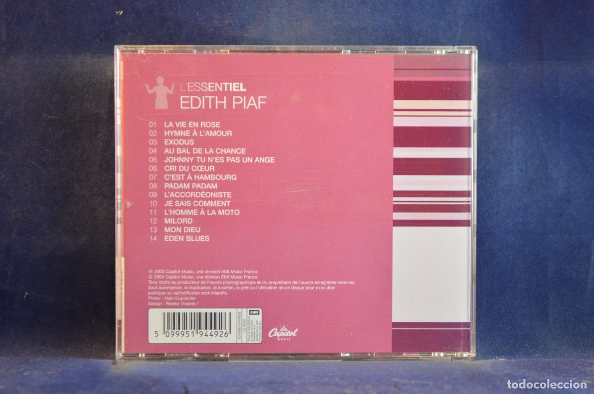 CDs de m&uacute;sica: EDITH PIAF - LESSENTIEL - CD - Foto 2