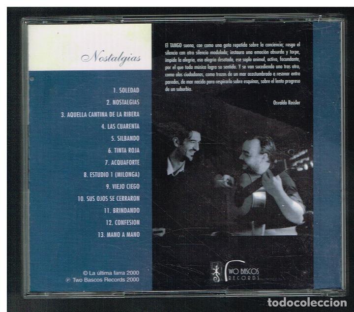 CDs de m&uacute;sica: LA &Uacute;LTIMA FARRA - NOSTALGIAS - CD 2000 - Foto 2