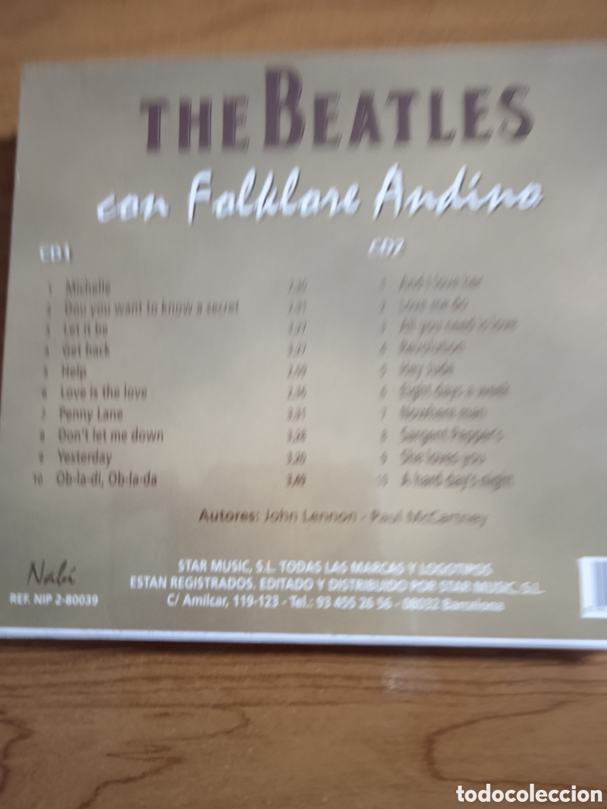 CDs de m&uacute;sica: The beatles - con folklore andino. - Foto 2