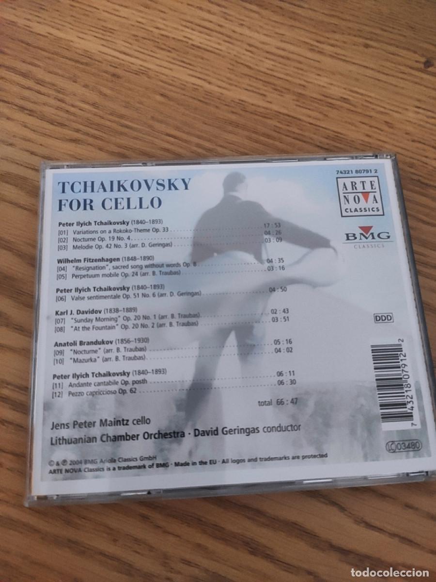 CDs de m&uacute;sica: TCHAIKOVSKY FOR CELLO JENS PETER MAINTZ - Foto 2
