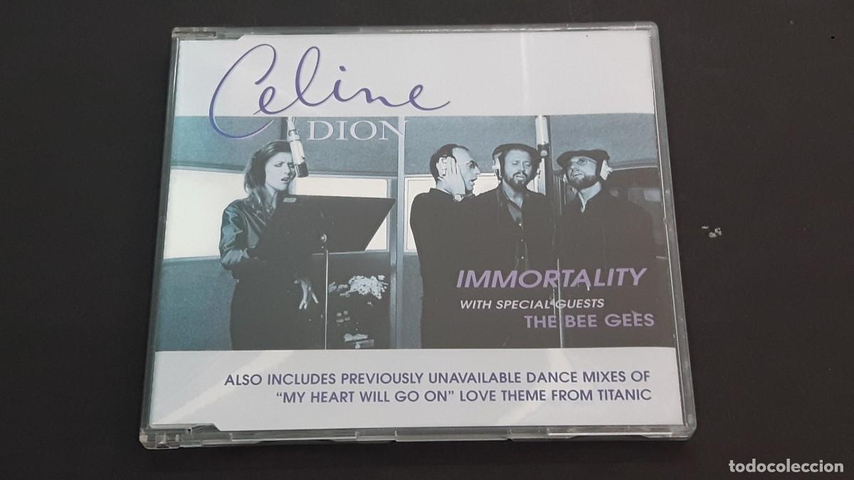 CDs de m&uacute;sica: CD SINGLE - CELINE DION - IMMORRALITY - 1998 - Foto 1