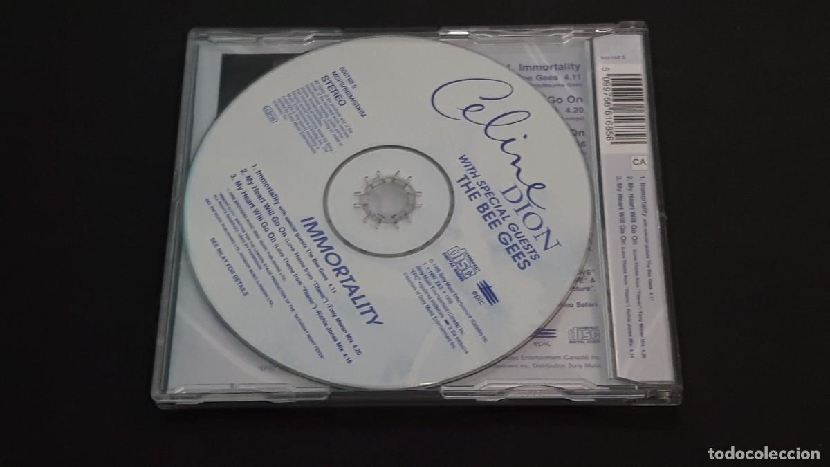 CDs de m&uacute;sica: CD SINGLE - CELINE DION - IMMORRALITY - 1998 - Foto 2