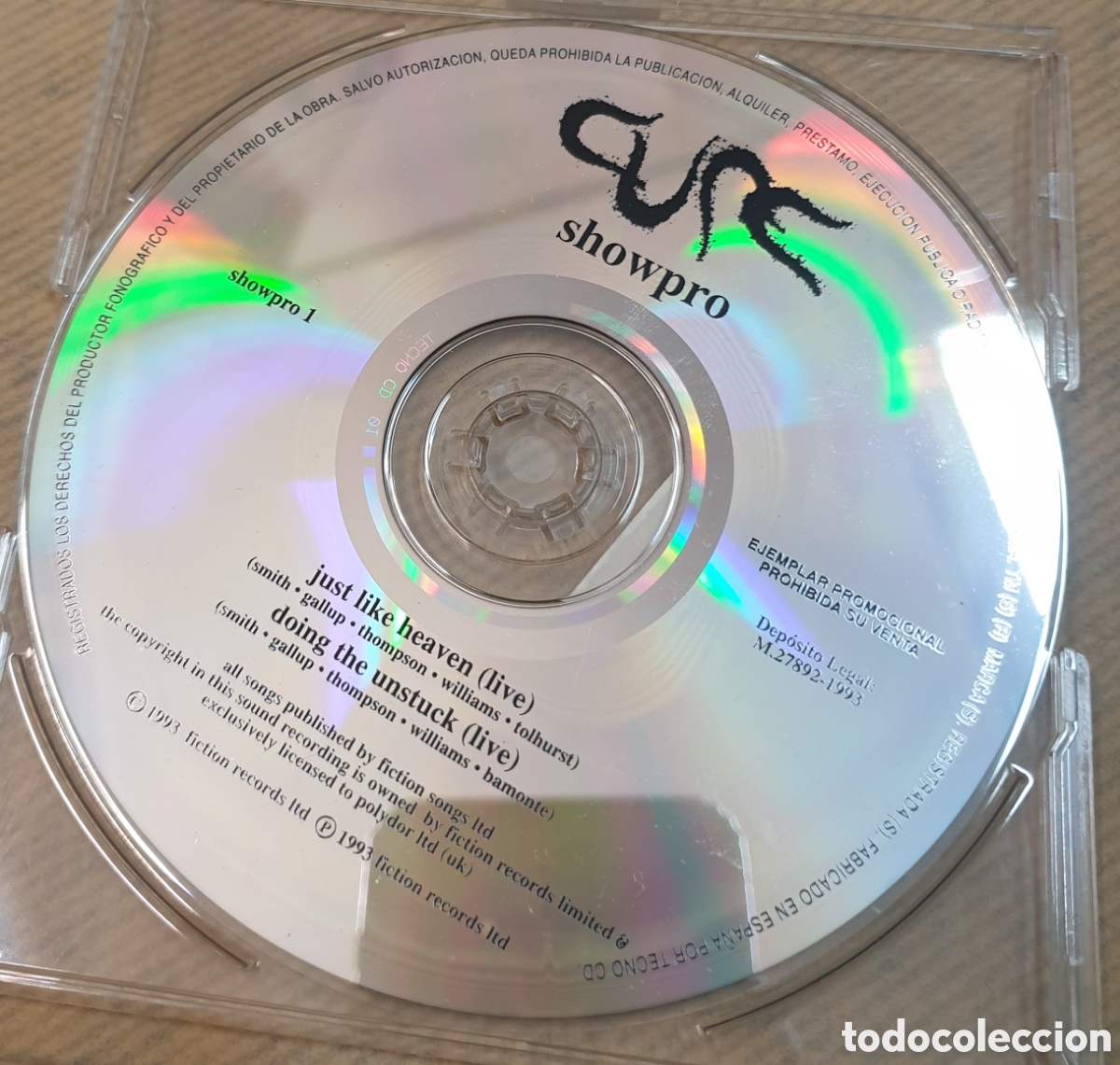 CDs de m&uacute;sica: The cure - just like heaven (live). Cd single - Foto 1