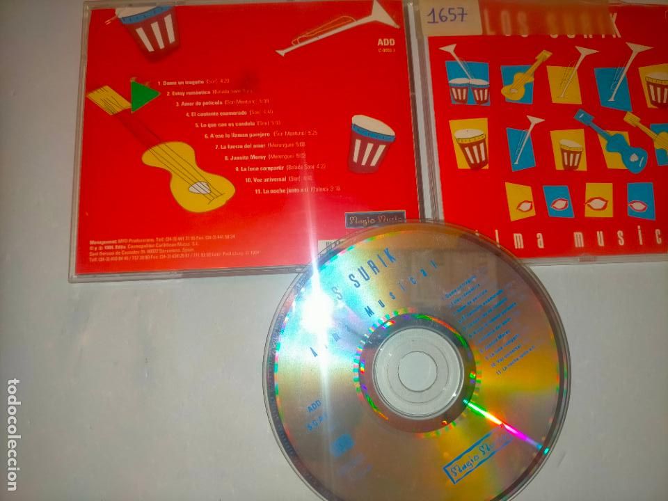 CDs de m&uacute;sica: LOS SURIK - ALMA MUSICAL - CD - Foto 1