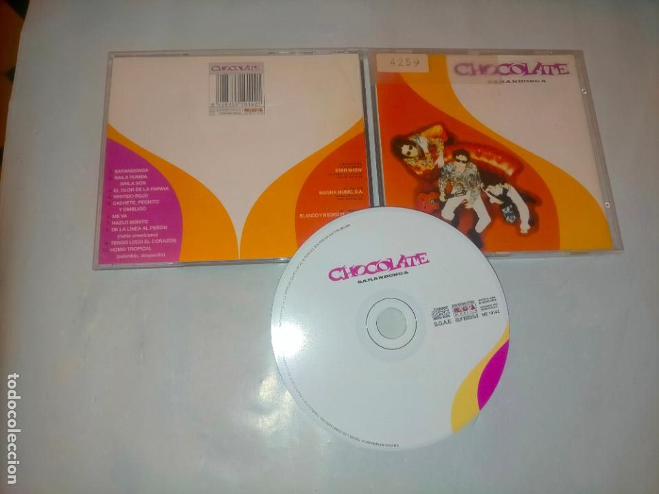 CDs de m&uacute;sica: CD CHOCOLATE 10 TEMAS - Foto 1