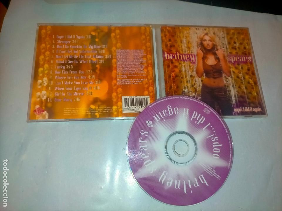 CDs de m&uacute;sica: CD BRITNEY SPEARS 13 TEMAS - Foto 1