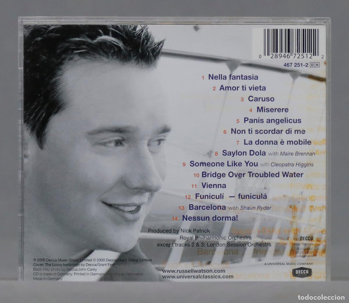 CDs de m&uacute;sica: CD. Russell Watson &ndash; The Voice - Foto 2