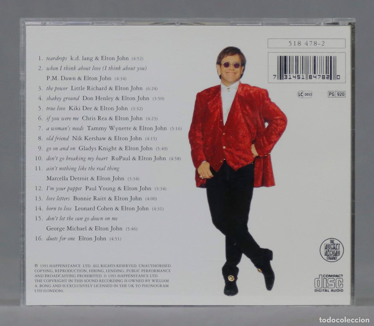 CDs de m&uacute;sica: CD. Elton John &ndash; Duets - Foto 2