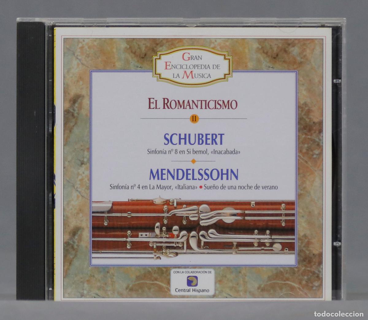 CDs de m&uacute;sica: CD. EL ROMANTICISMO. SCHUBERT. MENDELSSOHN - Foto 1