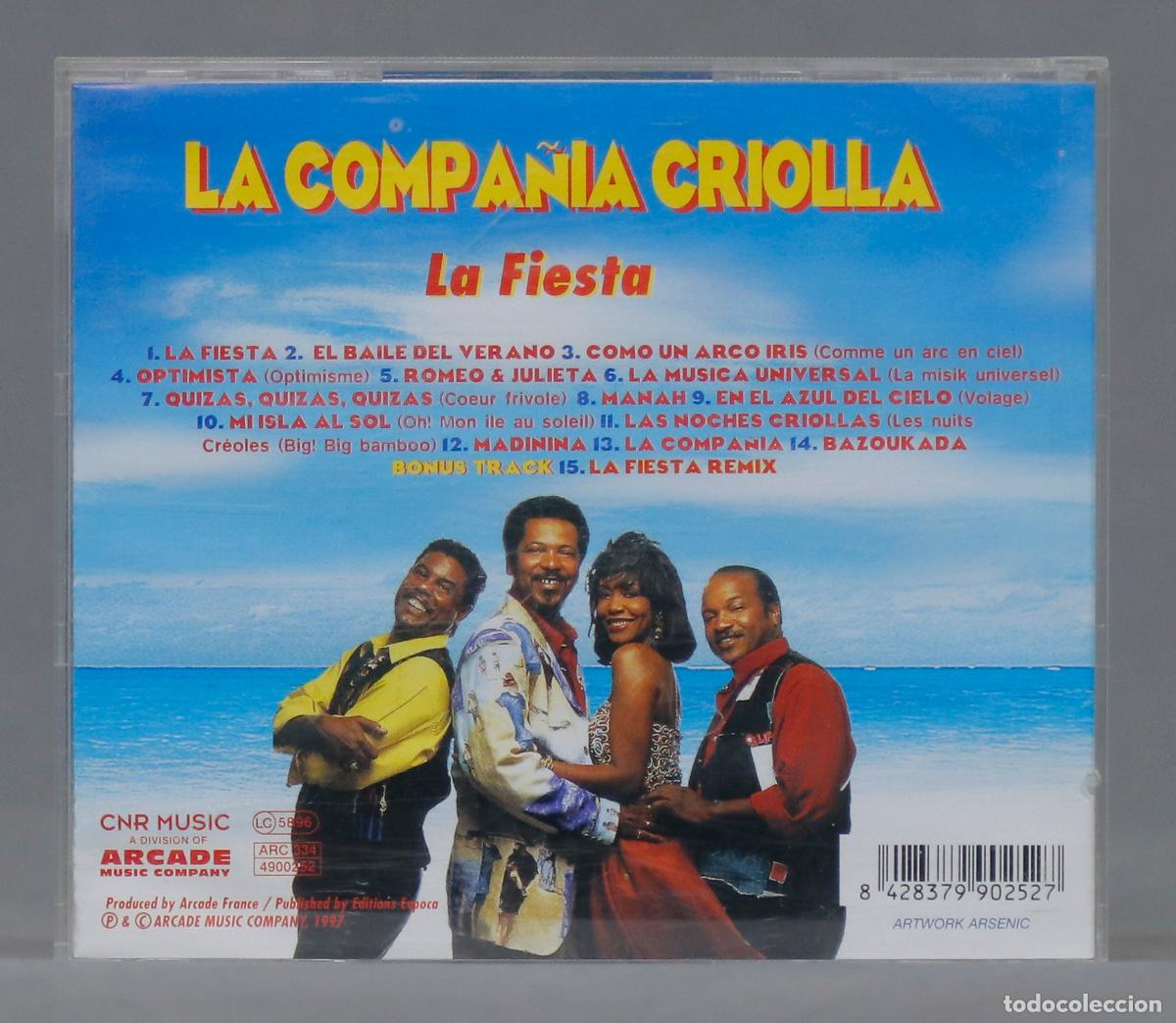 CDs de m&uacute;sica: CD. La Compa&ntilde;ia Criolla &ndash; La Fiesta - Foto 2