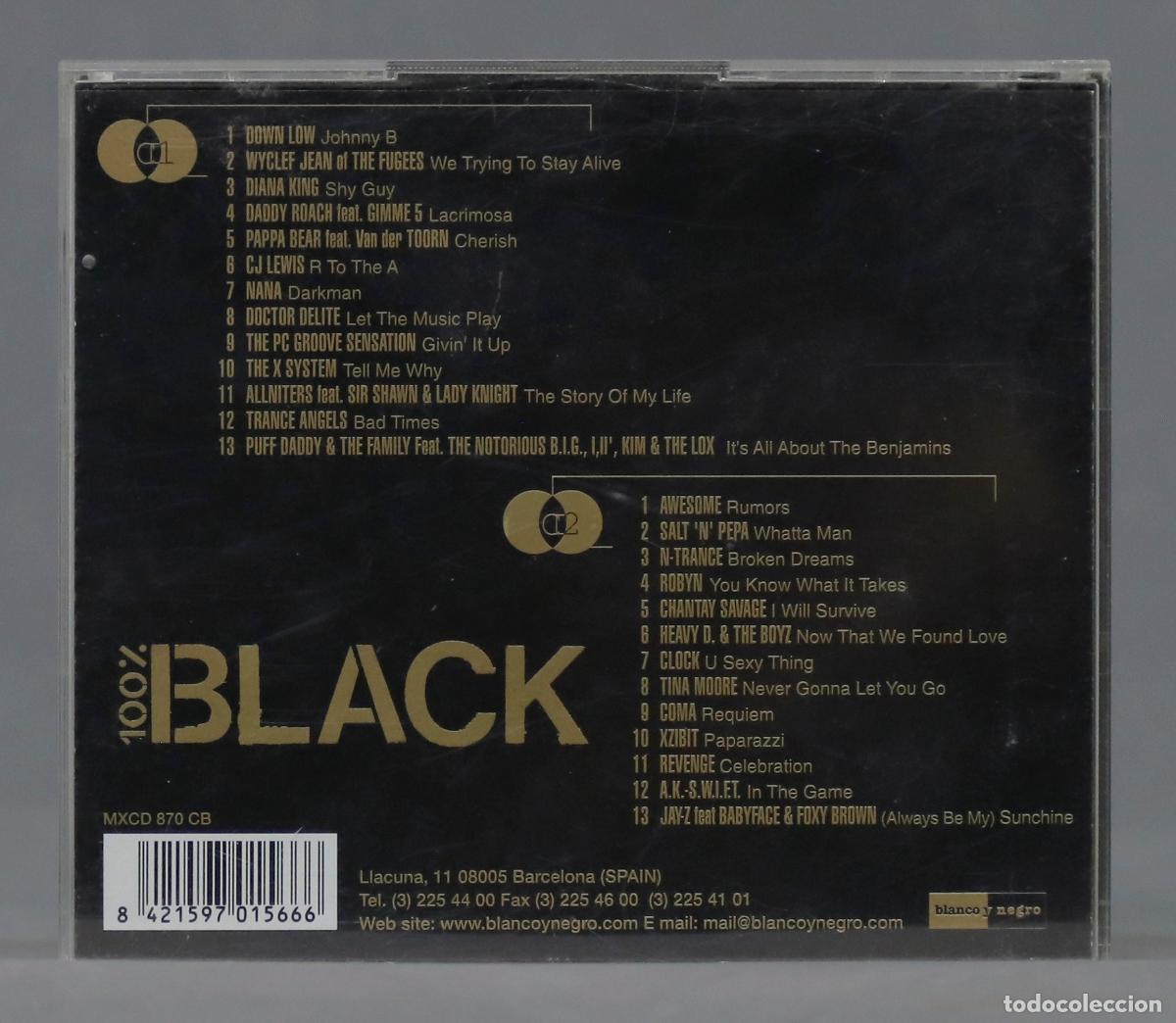 CDs de m&uacute;sica: 2 CD. 100% Black - Foto 2
