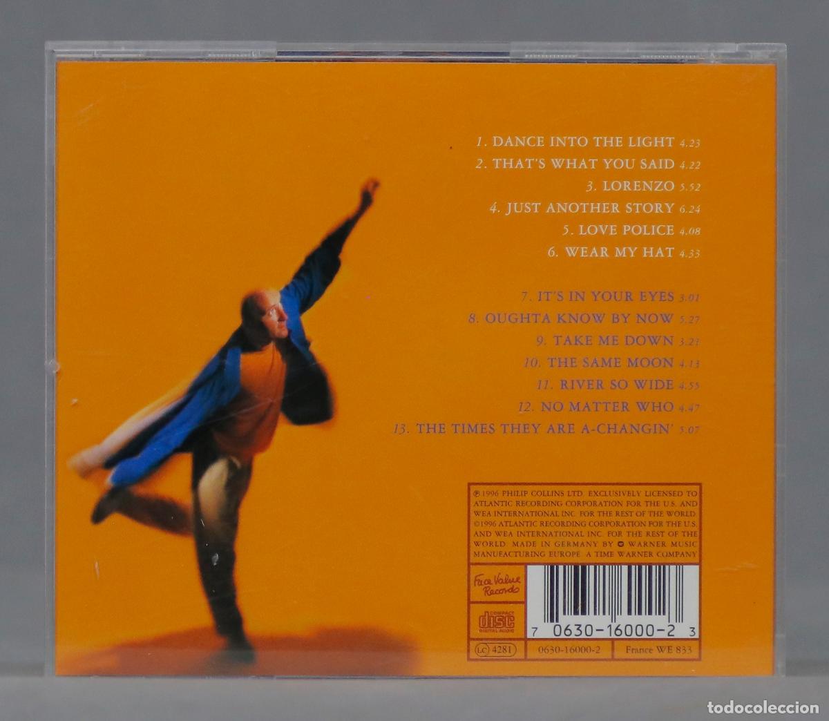 CDs de m&uacute;sica: CD. Phil Collins &ndash; Dance Into The Light - Foto 2