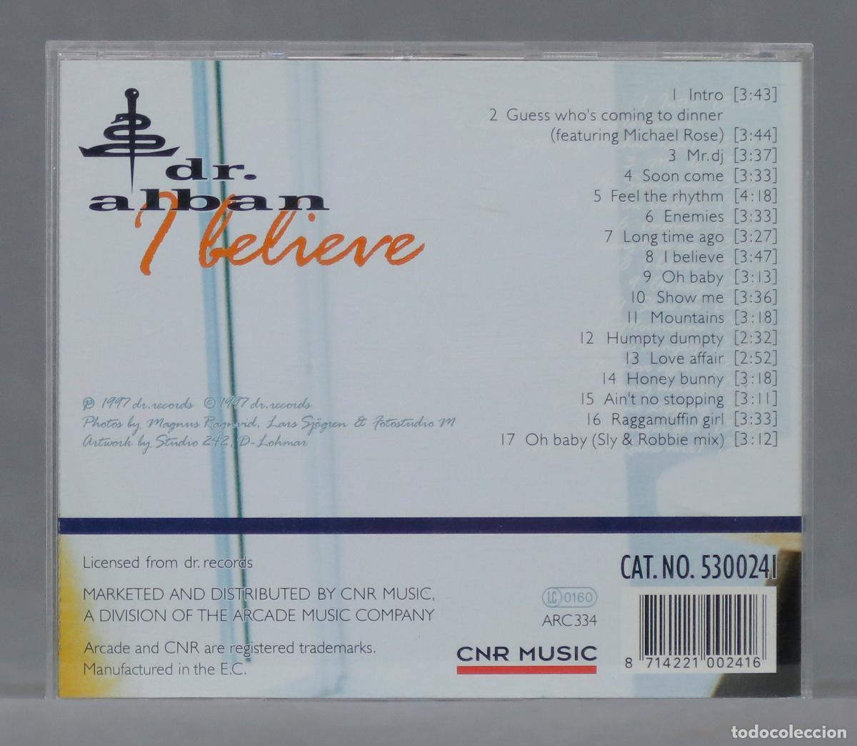 CDs de m&uacute;sica: CD. Dr. Alban &ndash; I Believe - Foto 2