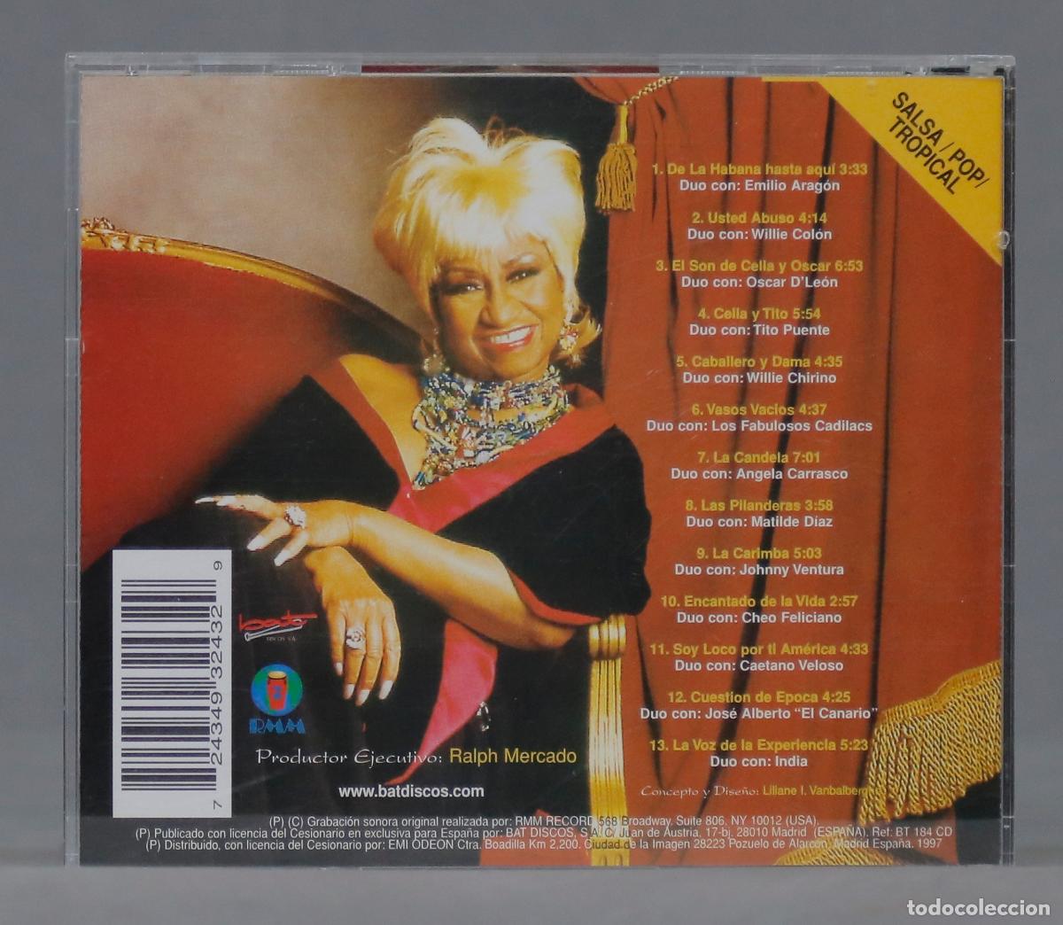 CDs de m&uacute;sica: CD. Celia Cruz &ndash; Celia&acute;s Duetos - Foto 2