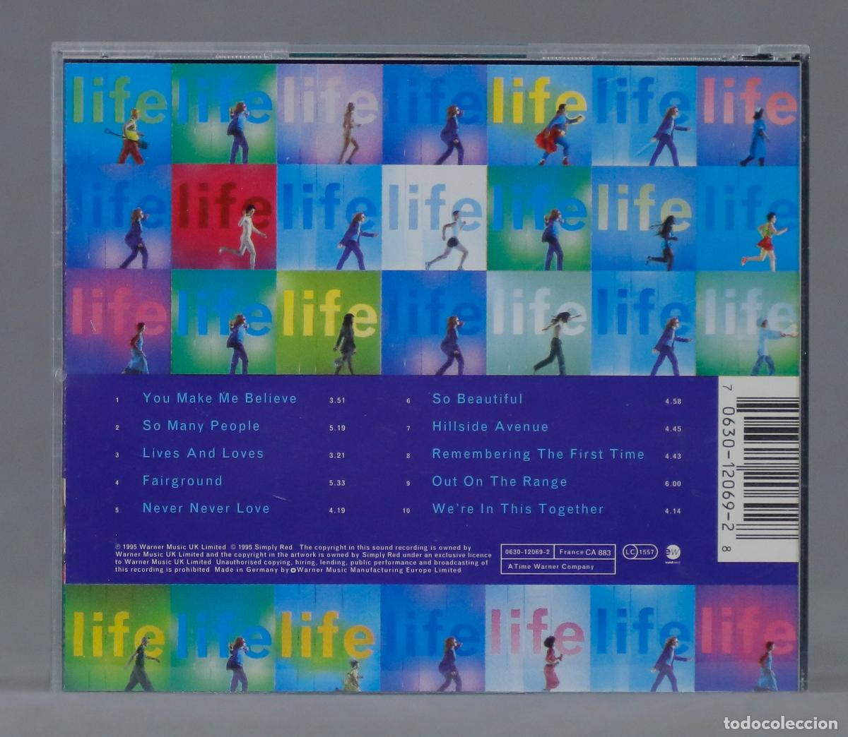 CDs de m&uacute;sica: CD. Simply Red &ndash; Life - Foto 2