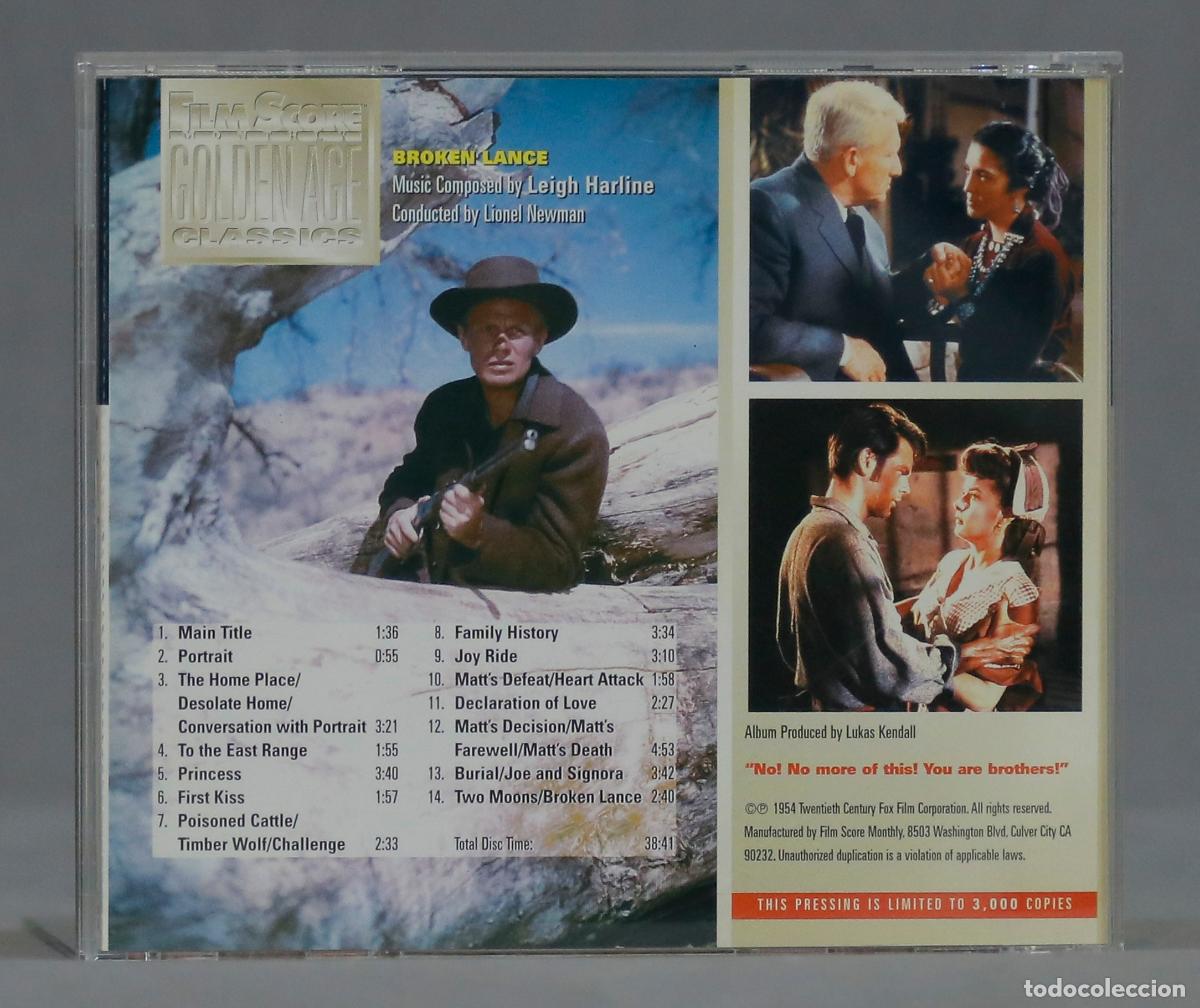 CDs de m&uacute;sica: CD. CD BROKEN LANCE. HARLINE - Foto 2
