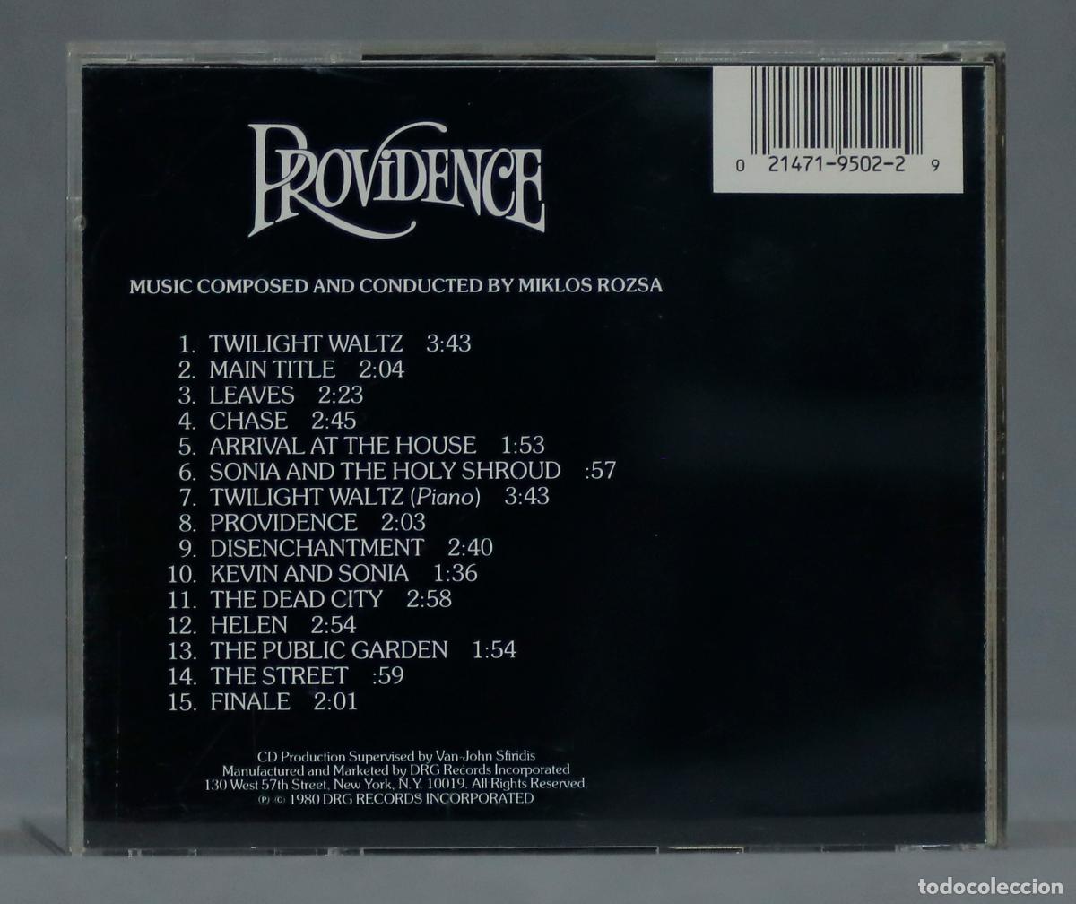 CDs de m&uacute;sica: CD. MIKLOS ROZSA - Providence - Foto 2