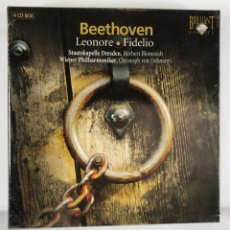 CDs de Música: BEETHOVEN ● LEONORE - FIDELIO ● 4 X CD BOX. Lote 382198069
