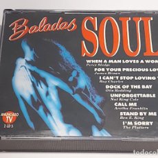 CDs de Música: BALADAS SOUL / VARIOS ARTISTAS / DOBLE CD BOX-DIVUCSA-1993 / 30 TEMAS / IMPECABLE.