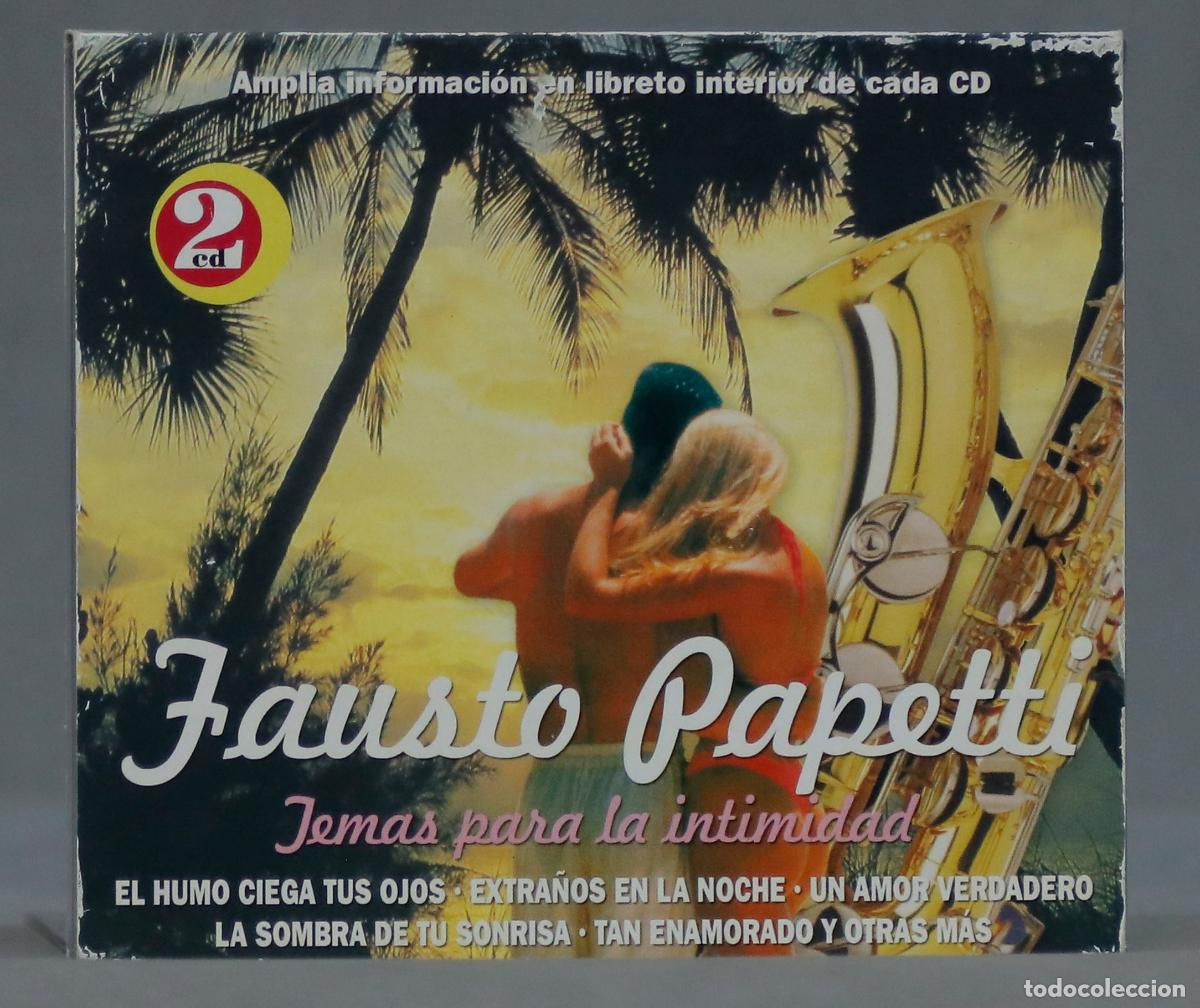 CDs de m&uacute;sica: 2 CD. FAUSTO PAPETTI. TEMAS PARA LA INTIMIDAD - Foto 1
