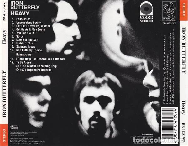 CDs de m&uacute;sica: Iron Butterfly &ndash; Heavy - Foto 2