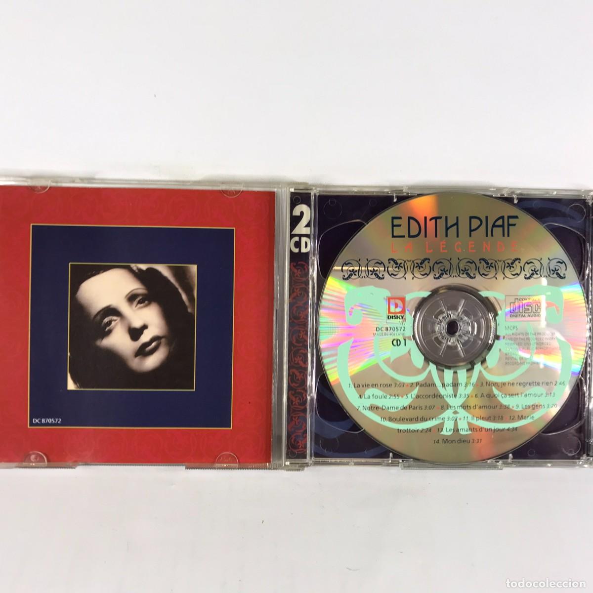 CDs de m&uacute;sica: Edith Piaf ● La L&eacute;gende ● 2 x CD, Compilation - Foto 2