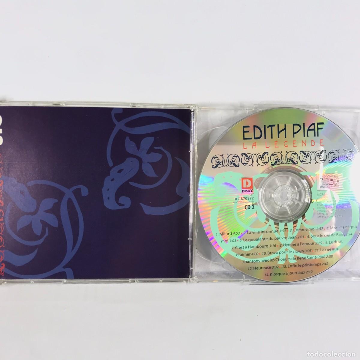CDs de m&uacute;sica: Edith Piaf ● La L&eacute;gende ● 2 x CD, Compilation - Foto 3