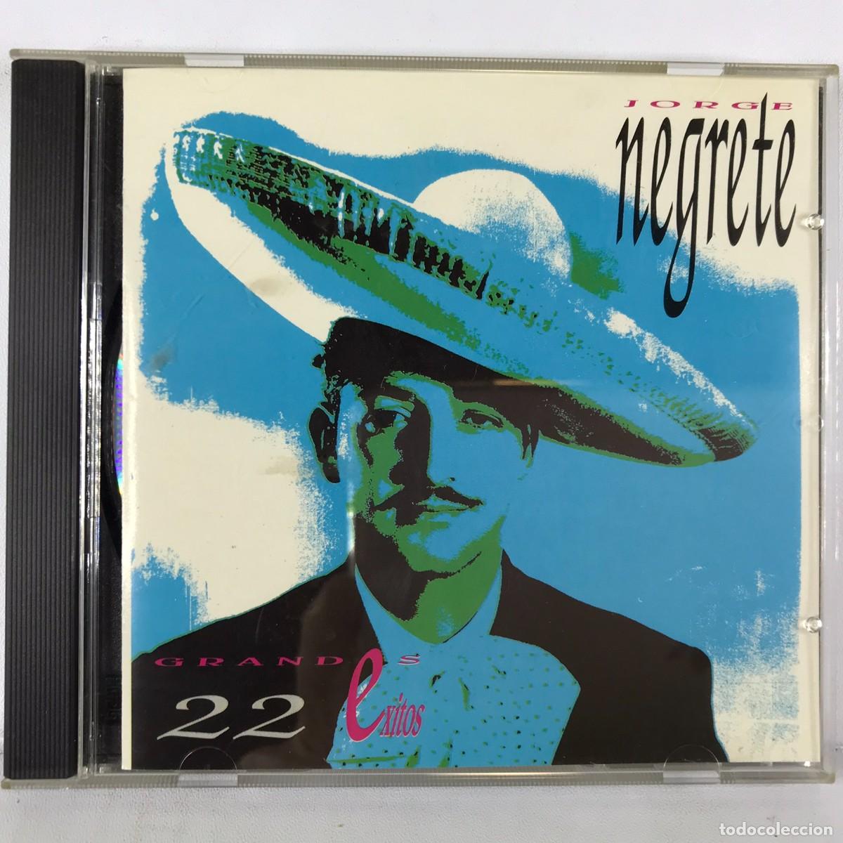 CDs de m&uacute;sica: Jorge Negrete ● 22 Grandes &Eacute;xitos ● CD, Compilation - Foto 1