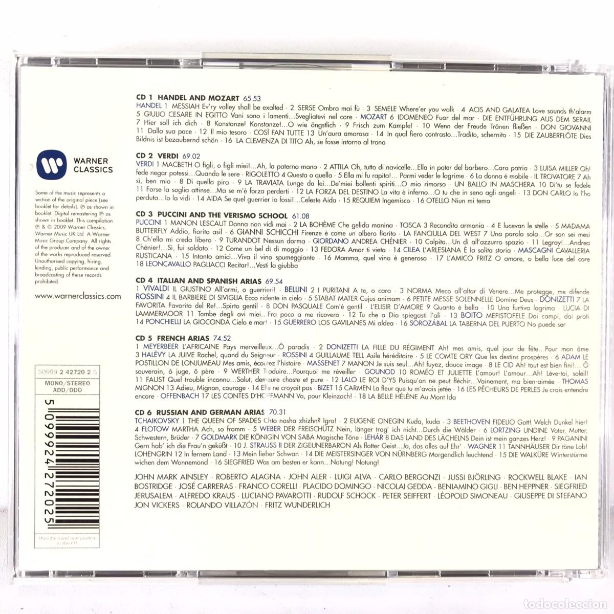 CDs de m&uacute;sica: 100 Best ● Tenor Arias ● 6 x CD, Compilation Box Set, Compilation - Foto 2