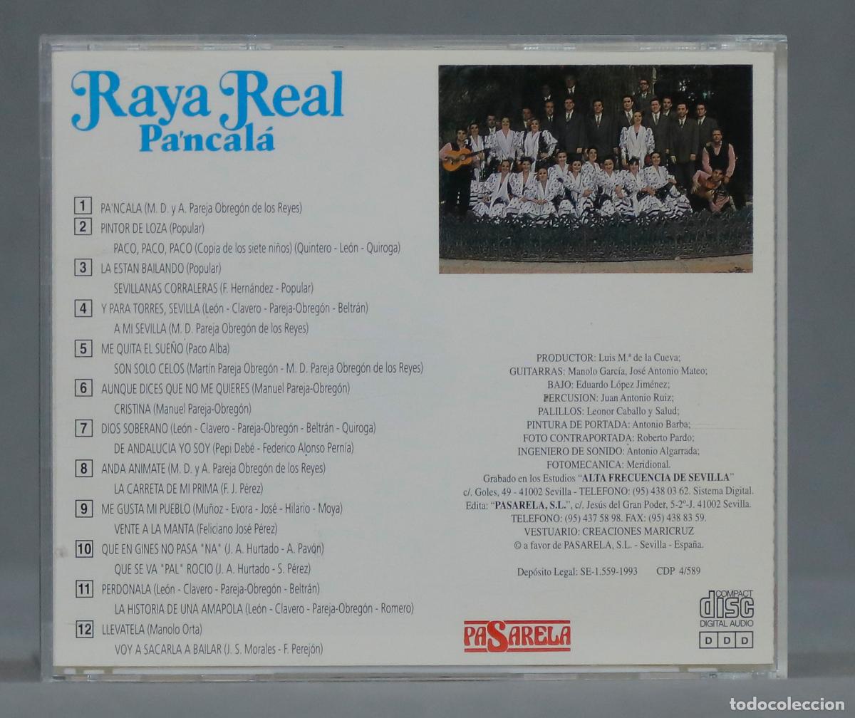 CDs de m&uacute;sica: CD. Raya Real &ndash; Pa&acute;ncala - Foto 2