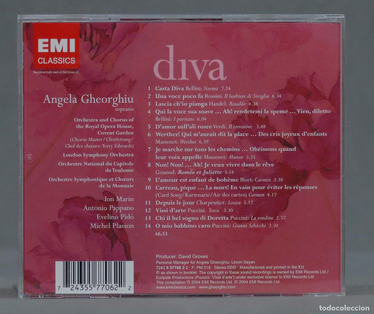 CDs de m&uacute;sica: CD. Angela Gheorghiu &ndash; Diva - Foto 2