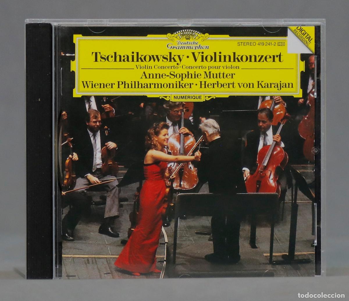 CDs de m&uacute;sica: CD. Karajan &ndash; Violinkonzert. Tschaikowsky - Foto 1
