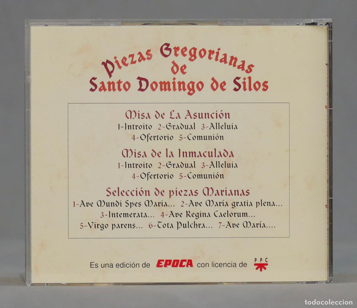 CDs de m&uacute;sica: CD. Piezas Gregorianas De Santo Domingo De Silos - Foto 2