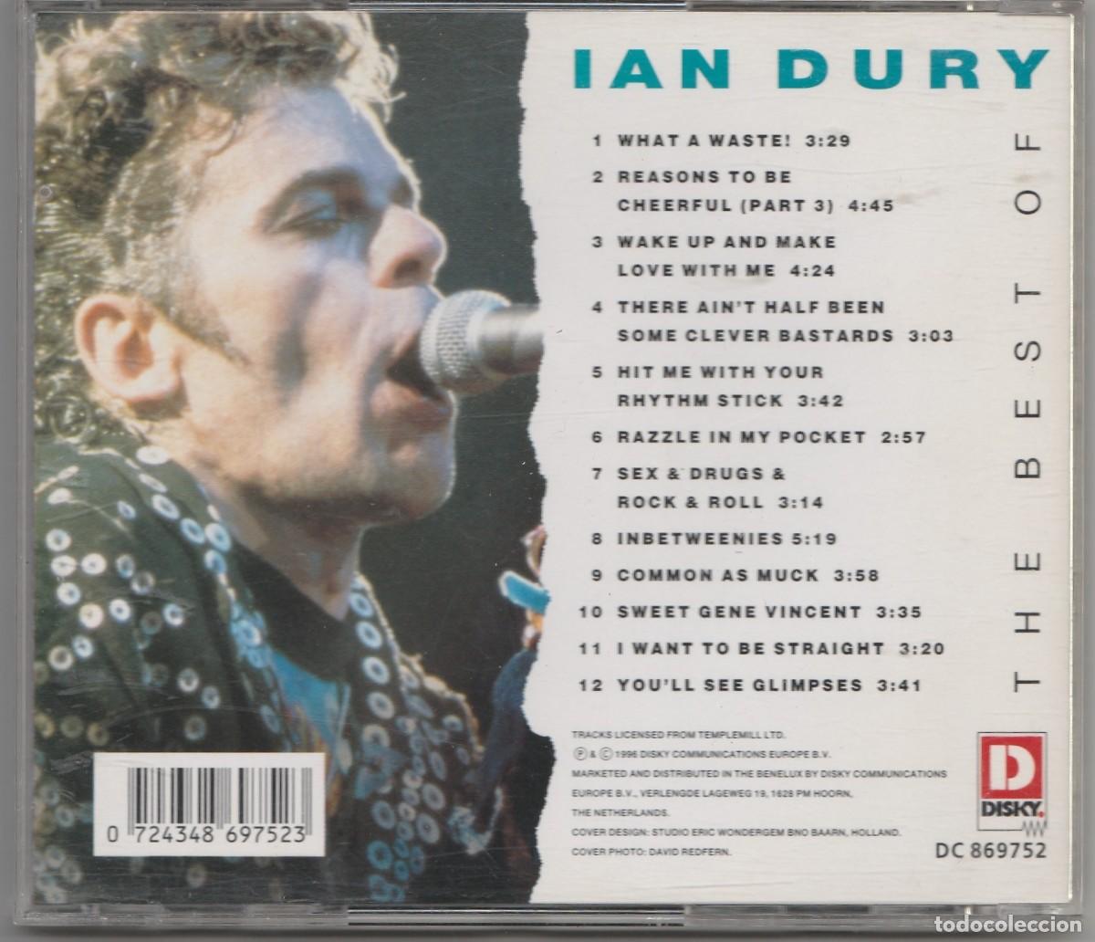 CDs de m&uacute;sica: CD IAN DURY - THE BEST OF - Foto 2