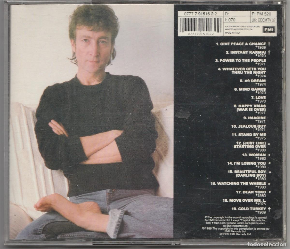 CDs de m&uacute;sica: CD THE JOHN LENNON COLLECTION - Foto 2