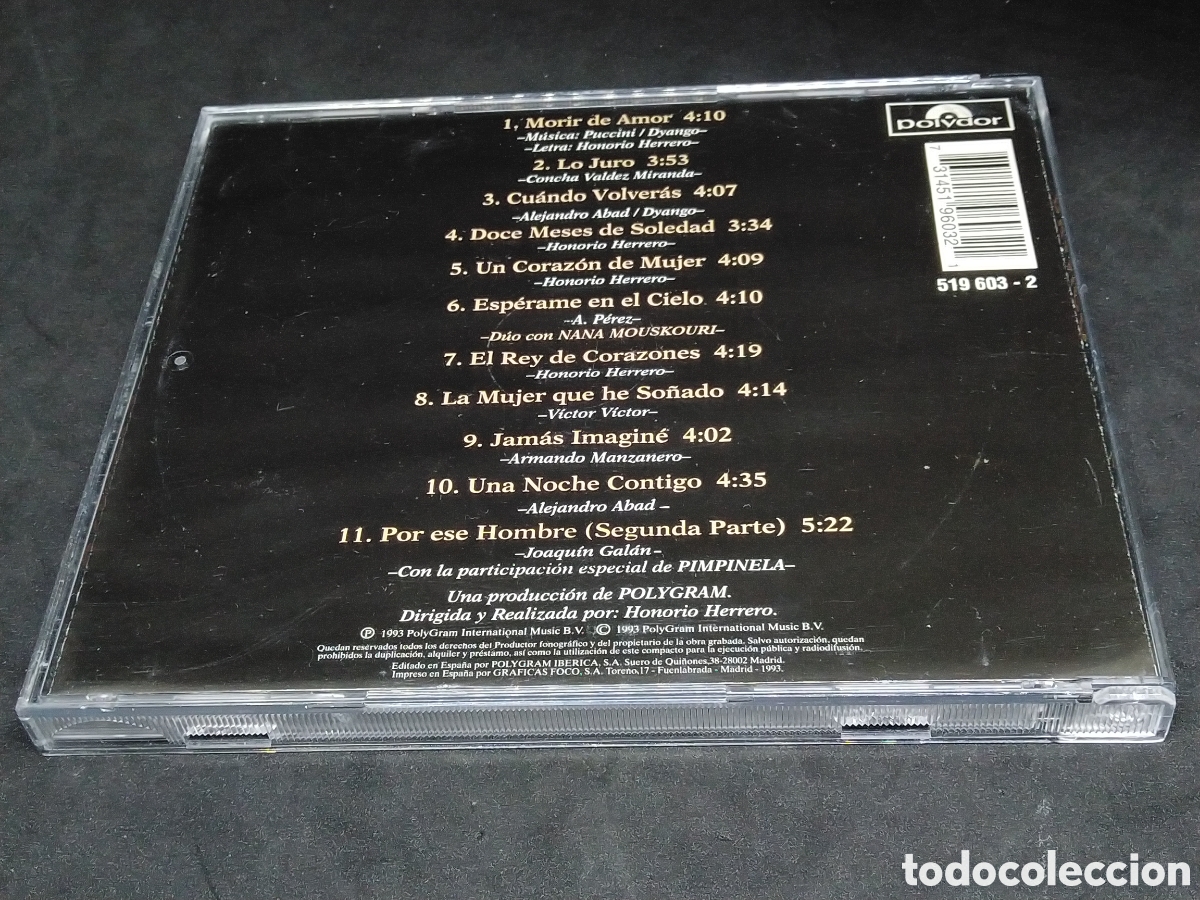 CDs de m&uacute;sica: DYANGO - MORIR DE AMOR - CD - 1993 - DISCO VERIFICADO - Foto 2