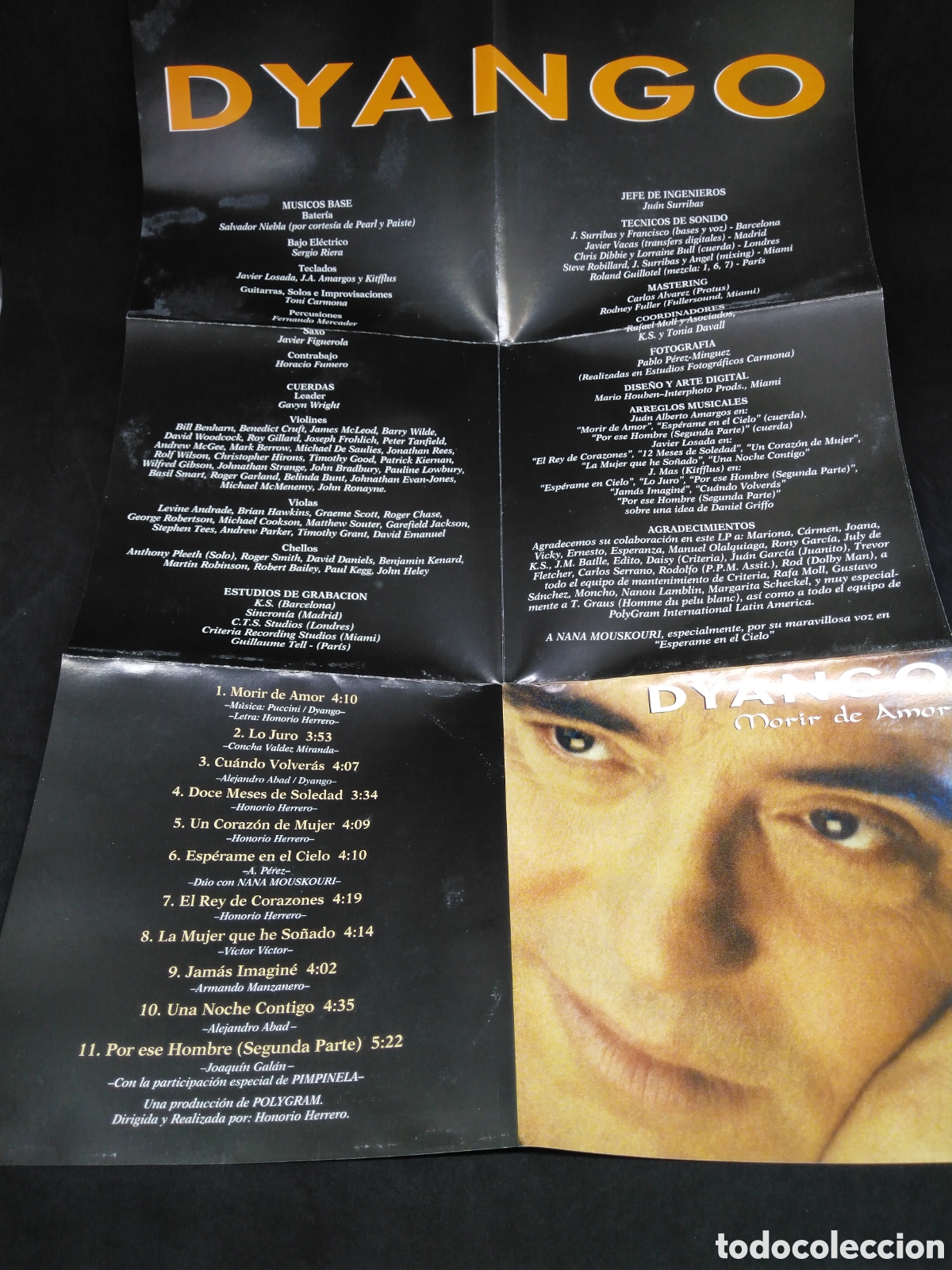CDs de m&uacute;sica: DYANGO - MORIR DE AMOR - CD - 1993 - DISCO VERIFICADO - Foto 6