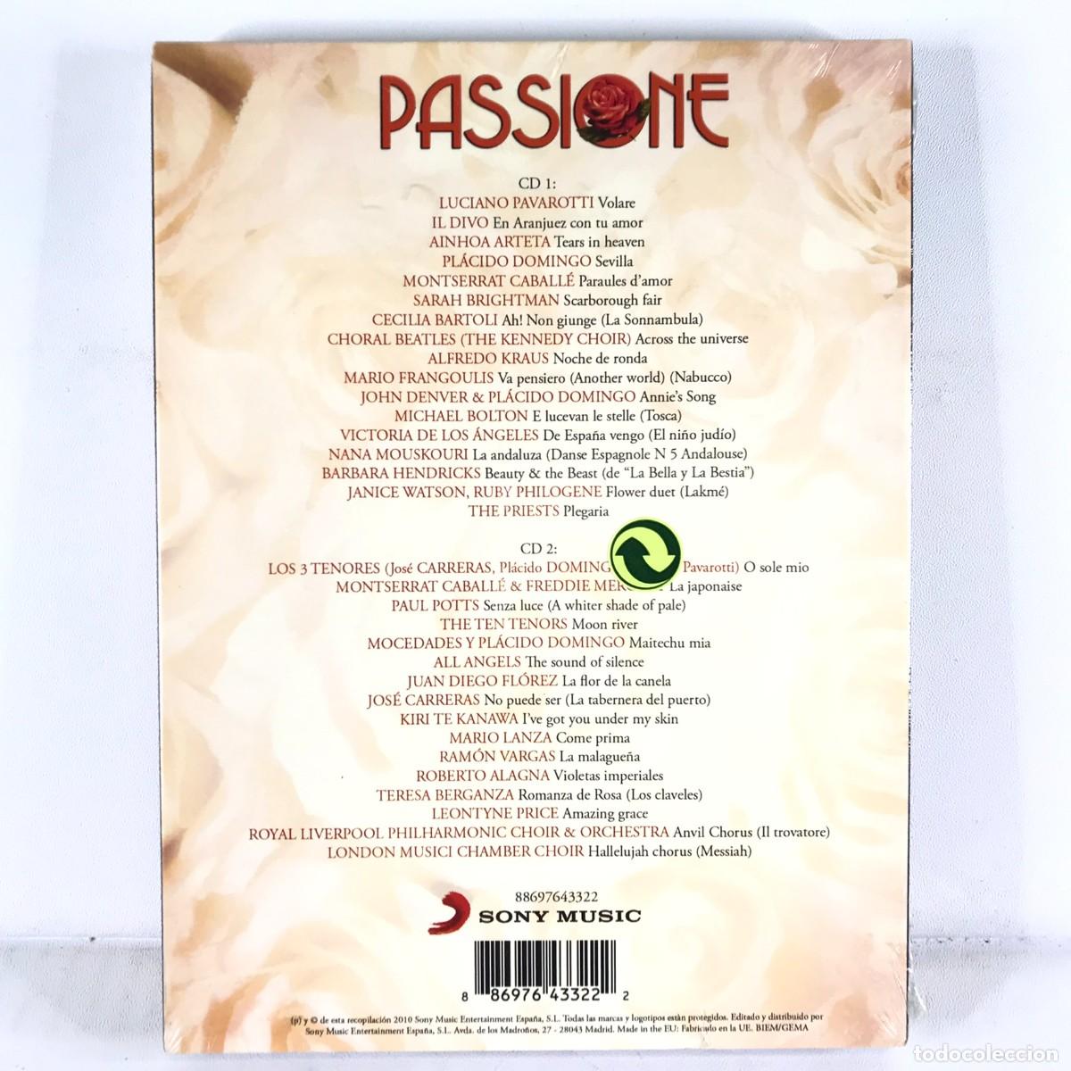 CDs de m&uacute;sica: Various ● Passione Vol. 2 ● 2 x CD, Compilation, Digibook - Foto 2