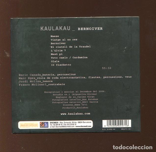 CDs de m&uacute;sica: k.- cd. kaulakau. Bernoiver. perfecte - Foto 2