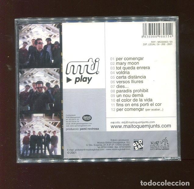CDs de m&uacute;sica: k.- cd. maitoquemjunts. mti. nou precintat. - Foto 2