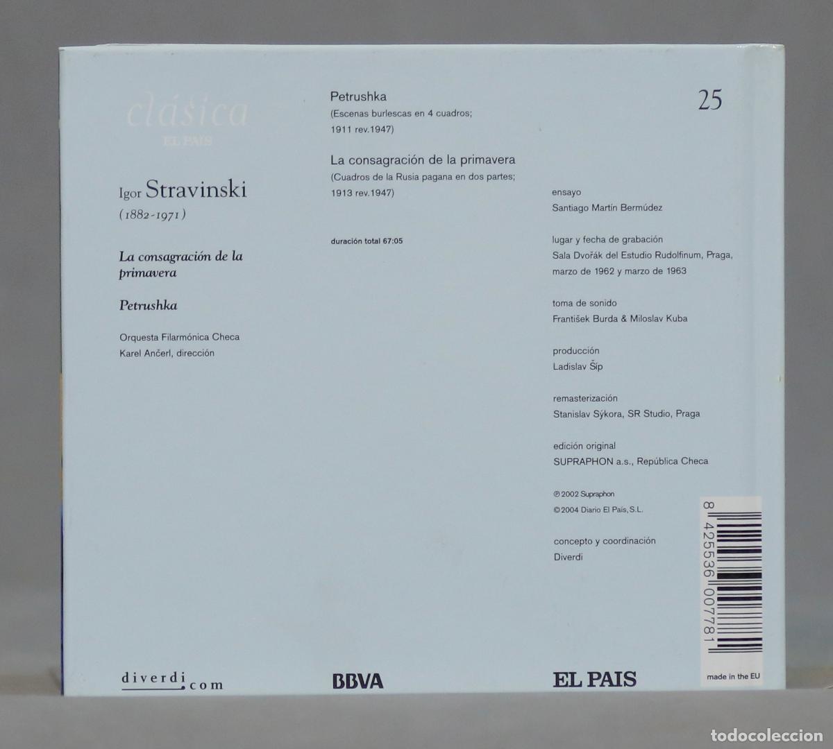 CDs de m&uacute;sica: CD. STRAVINSKI. ANCERL - Foto 2