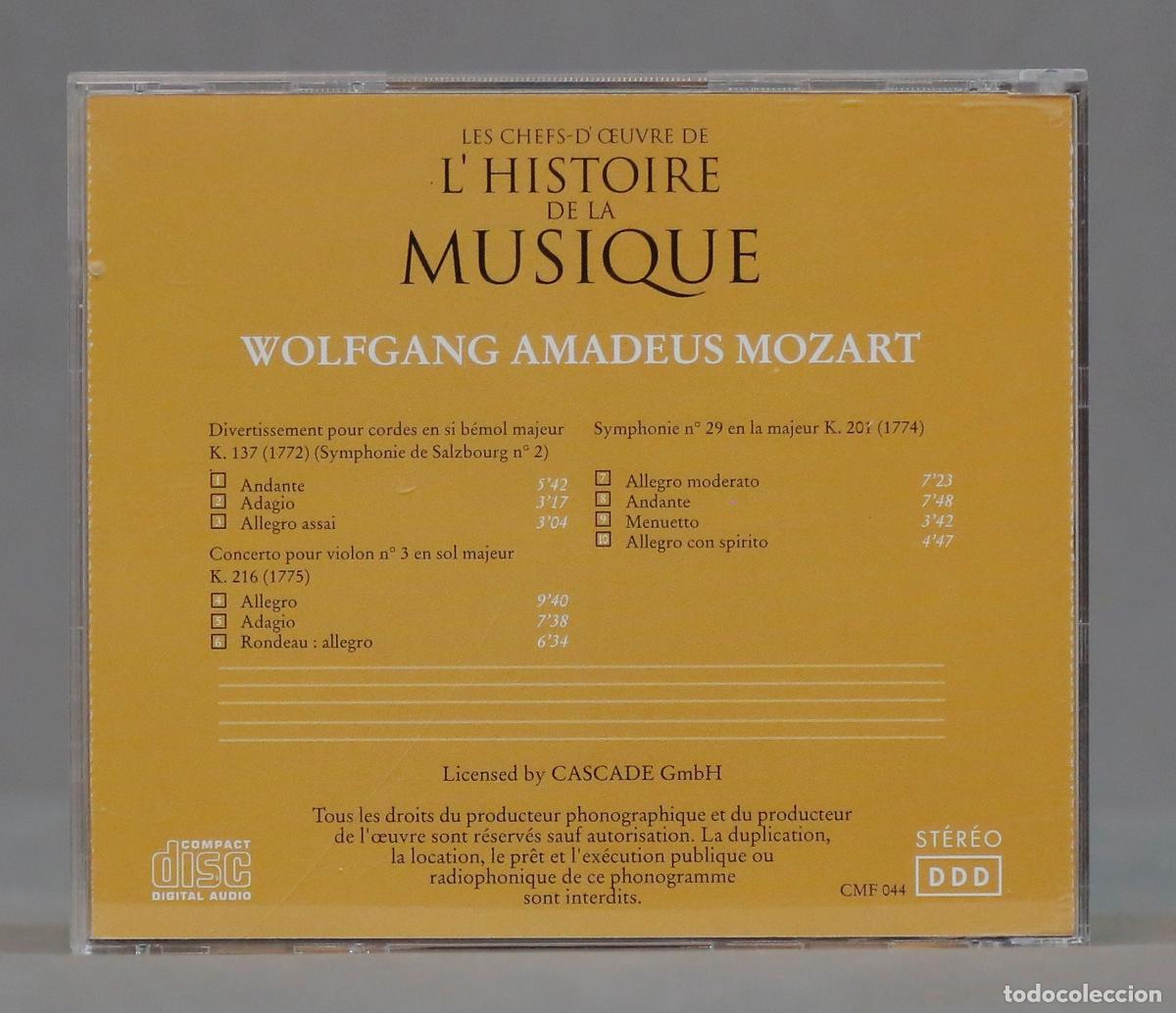 CDs de m&uacute;sica: CD. Mozart - Foto 2