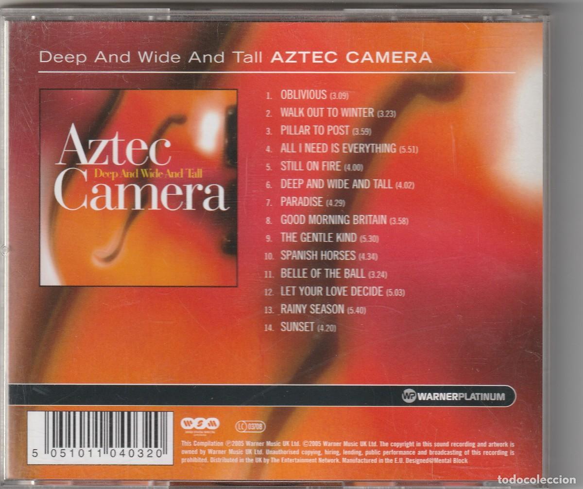 CDs de m&uacute;sica: AZTEC CAMERA - DEEP AND WIDE AND TALL (CD WARNER 2005) - Foto 2