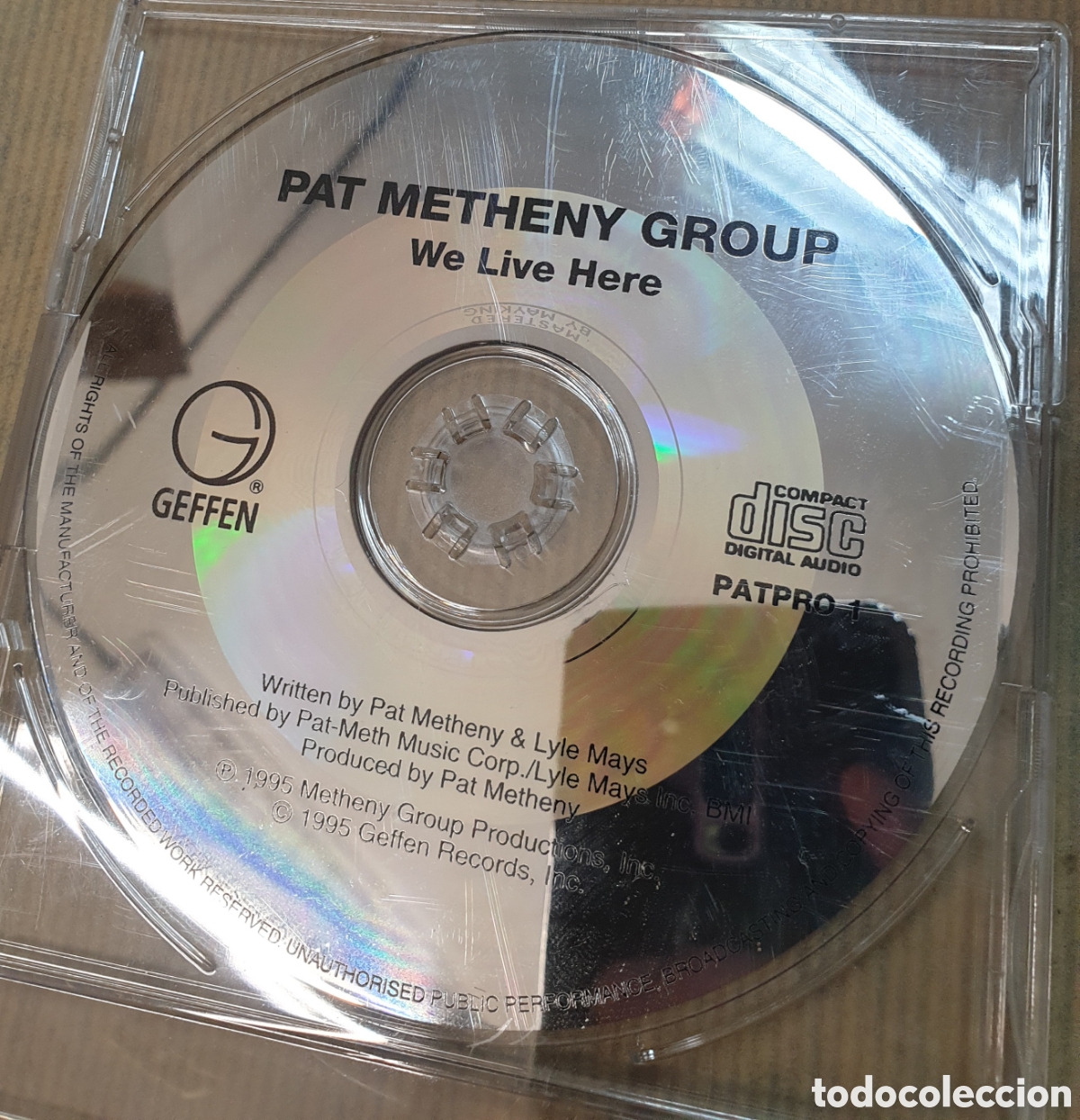 CDs de m&uacute;sica: Pat Metheny group - we live here. Cd single - Foto 1