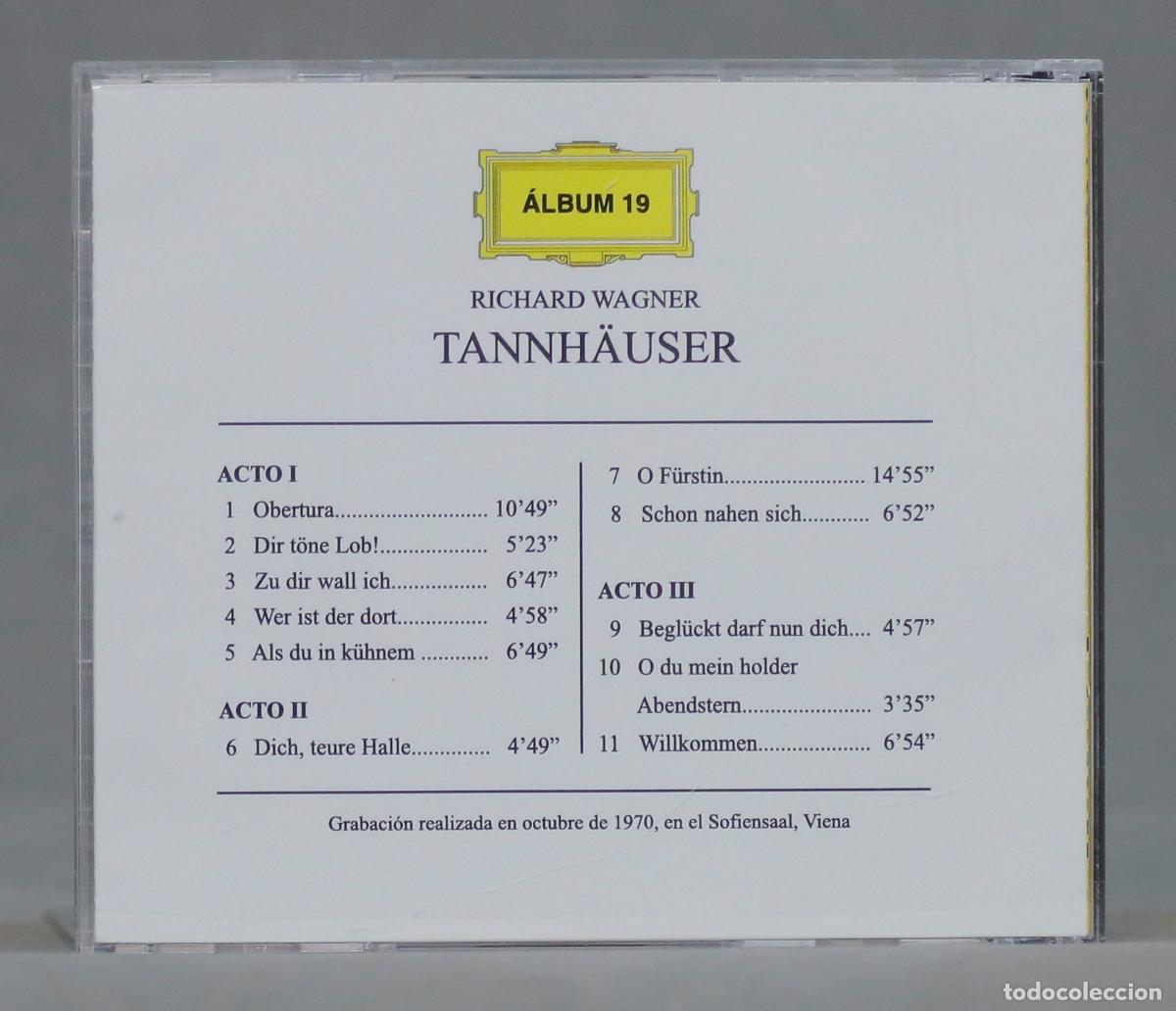 CDs de m&uacute;sica: CD. TANNHAUSER. WAGNER - Foto 2