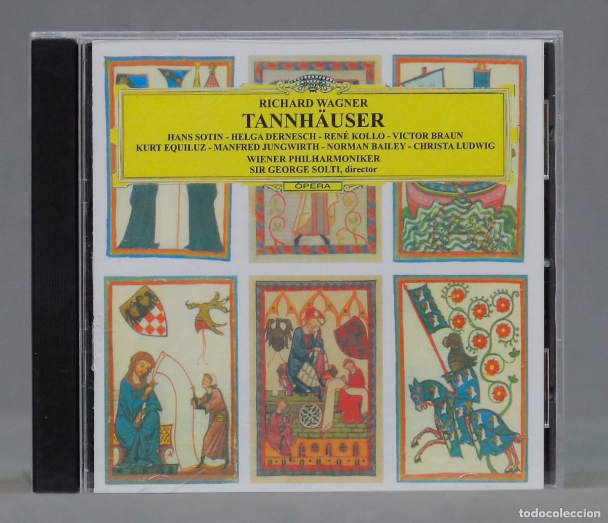 CDs de m&uacute;sica: CD. TANNHAUSER. WAGNER - Foto 1