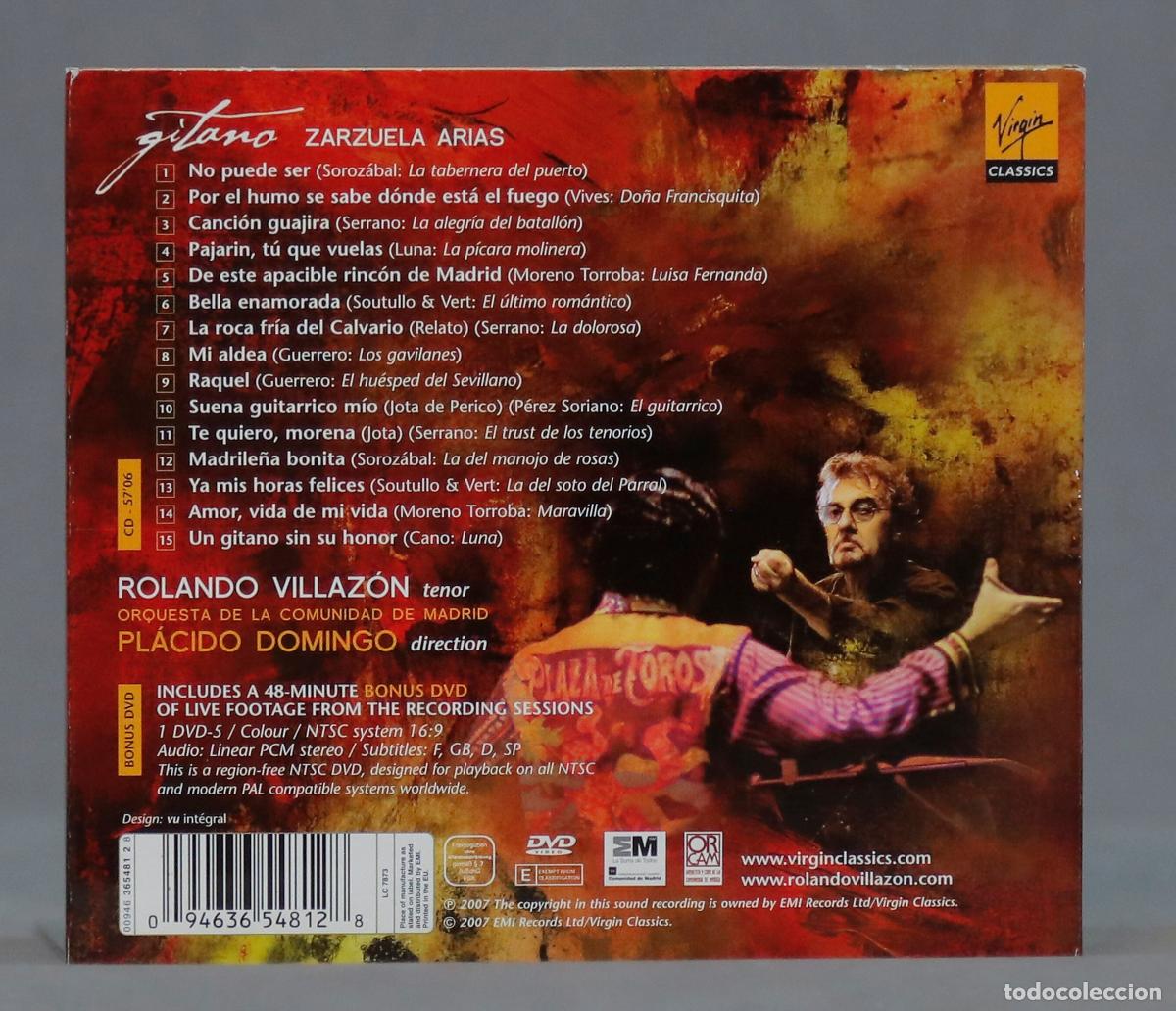 CDs de m&uacute;sica: CD+DVD. Domingo &ndash; Gitano. VILLAZON - Foto 2