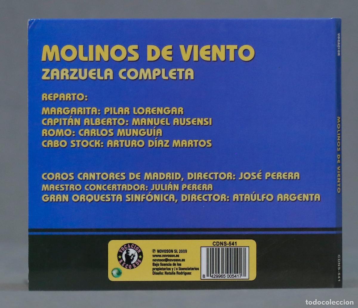 CDs de m&uacute;sica: CD. MOLINOS DE VIENTO. ARGENTA - Foto 2