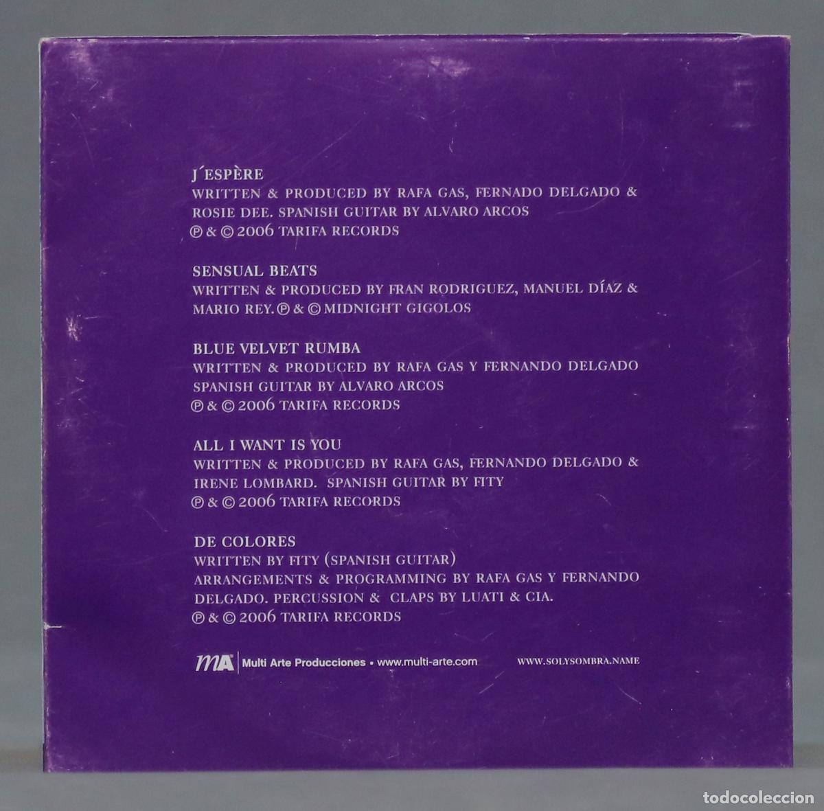 CDs de m&uacute;sica: CD. SOL&SOMBRA - Foto 2